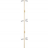 Торшер Crystal Lux LARGO PT25W GOLD