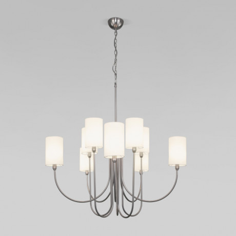 Подвесная люстра Eurosvet 60164/10 никель Smart