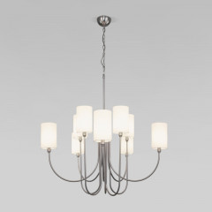 Подвесная люстра Eurosvet 60164/10 никель Smart