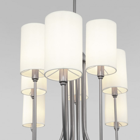 Подвесная люстра Eurosvet 60164/10 никель Smart