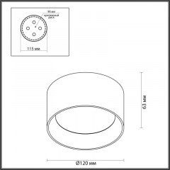 Накладной светильник Odeon Light 6622/10CL
