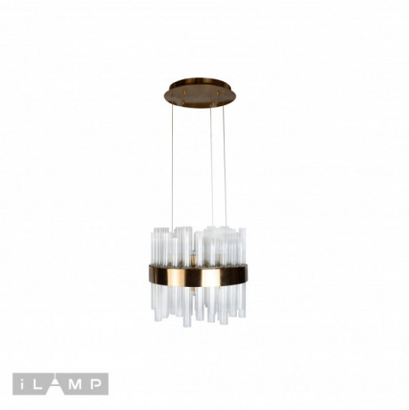 Подвесная люстра iLamp 6120-400 GD