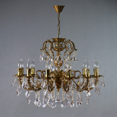 Подвесная люстра AMBIENTE by BRIZZI 8888/12 AB New Leaf