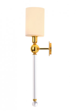 Бра Crystal Lux MIRABELLA AP1 GOLD/WHITE