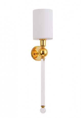 Бра Crystal Lux MIRABELLA AP1 GOLD/WHITE