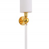 Бра Crystal Lux MIRABELLA AP1 GOLD/WHITE