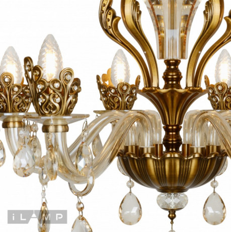 Подвесная люстра iLamp 61078-6 BR