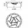 Накладная люстра Fluorite FL1152-9C