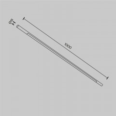 Светильник на шине Maytoni Technical C100CL-L1000-24W3-6K-B