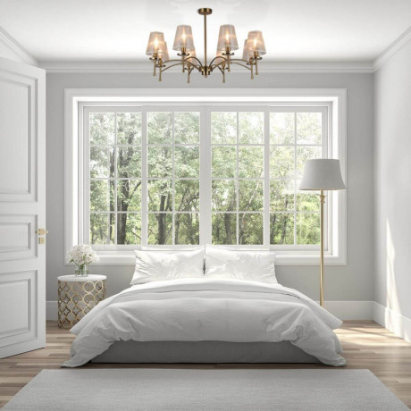 Люстра на штанге Escada 694/8PL Gold