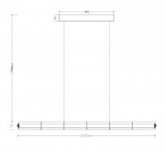 Подвесная люстра Fluorite FL1178-5P