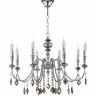 Подвесная люстра Crystal Lux MERCEDES SP8 CHROME/SMOKE