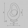 Настольная лампа Maytoni MOD380TL-01GR