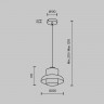 Подвесной светильник MODELUX MS.1412.220 BK