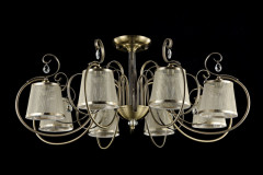 Люстра на штанге Freya FR2020-CL-08-BZ