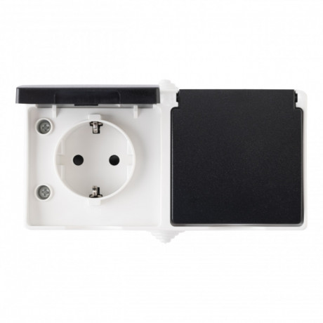 Розетка Arte Milano 309.40-2.grey