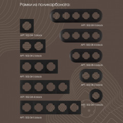 Выключатель Arte Milano 202.33-2.black