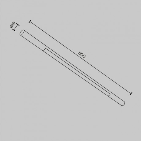 Светильник на шине Maytoni Technical C100CL-L500-12W3-6K-BS