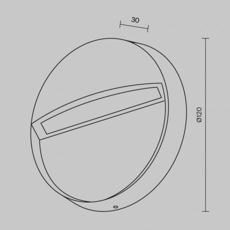Светильник для ступеней Maytoni O046SL-L3W3K
