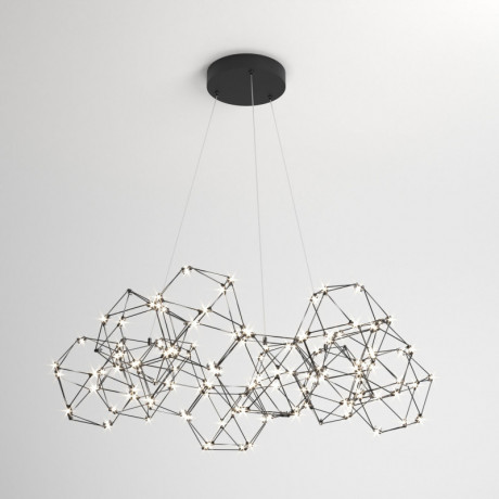 Подвесная люстра Eurosvet 90169/12 черный жемчуг