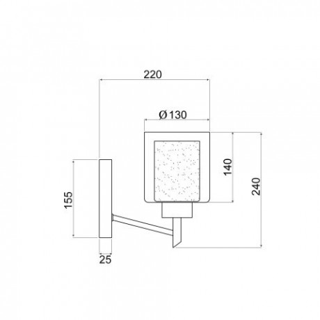 Бра Vele Luce VL1425W01