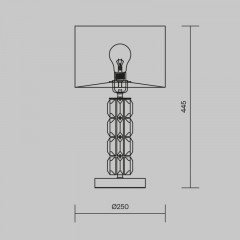 Настольная лампа Maytoni DIA008TL-01CH
