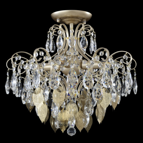 Накладная люстра Crystal Lux ESMIRALDA PL4 GOLD