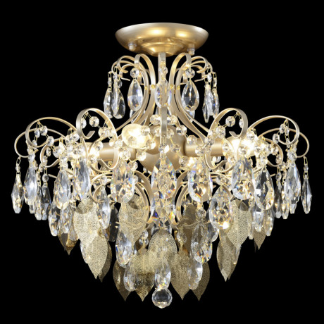 Накладная люстра Crystal Lux ESMIRALDA PL4 GOLD