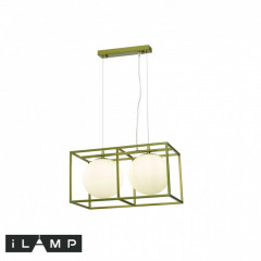 Подвесная люстра iLamp P2484-2 GD