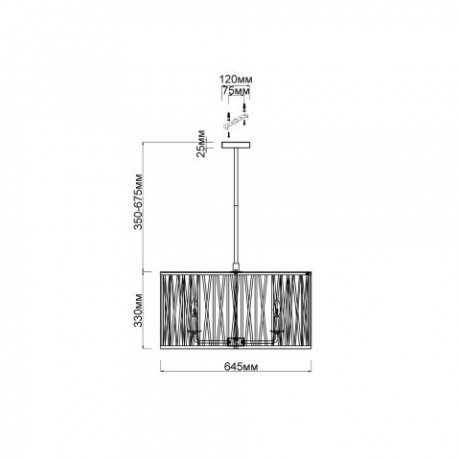 Подвесная люстра Vele Luce VL1482L06