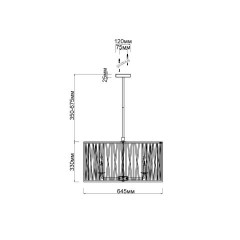 Подвесная люстра Vele Luce VL1482L06