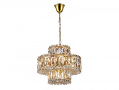 Подвесная люстра Newport 8458+3/C gold