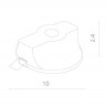 Встраиваемый светильник ARTE Lamp A9210PL-1WH