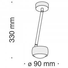 Накладной светильник Maytoni Technical MOD072CL-L8W3K