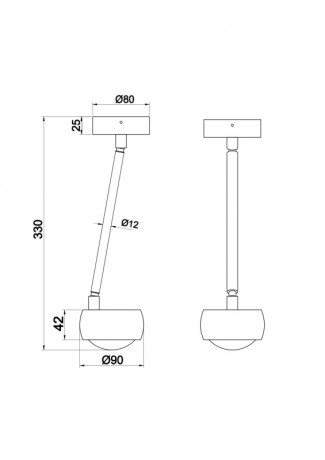 Накладной светильник Maytoni Technical MOD072CL-L8W3K