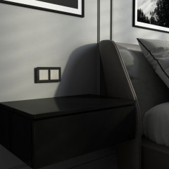 Выключатель Werkel W4523641 дымчатый