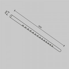 Светильник на шине Maytoni Technical C101CL-L500-12W3-6K-B