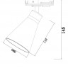 Светильник на шине Maytoni Technical TR022-1-GU10-B