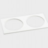 Рамка ITALLINE IT06-6016 white FR2
