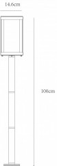 Садово-парковый светильник ARTE Lamp A4569PA-1BK