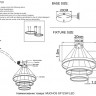 Каскадная люстра Crystal Lux MUCHOS SP123W LED GOLD