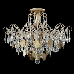 Накладная люстра Crystal Lux ESMIRALDA PL6 GOLD