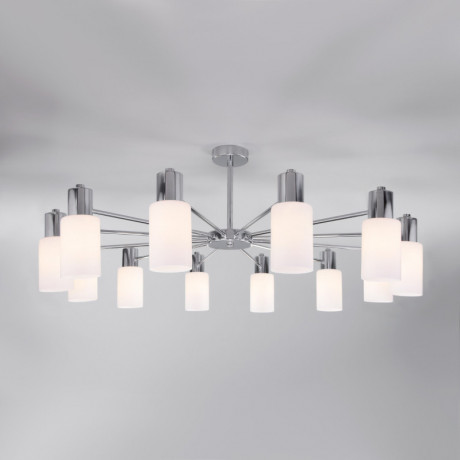 Люстра на штанге Eurosvet 70160/12 хром Smart