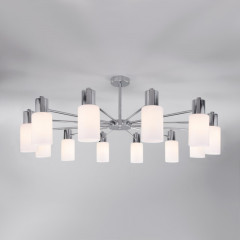 Люстра на штанге Eurosvet 70160/12 хром Smart