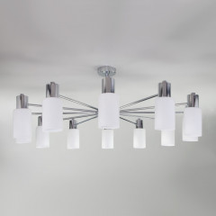 Люстра на штанге Eurosvet 70160/12 хром Smart