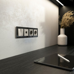 Выключатель Werkel W1222104 дымчатый