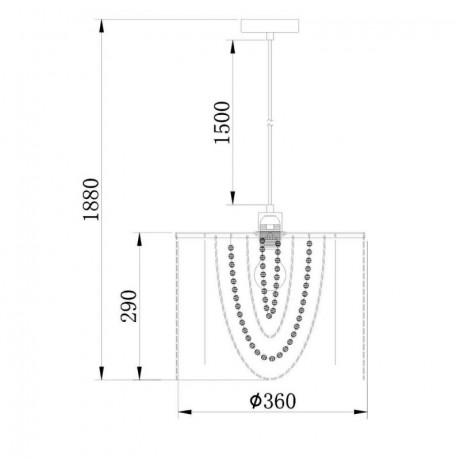 Подвесная люстра Escada 10173/1S