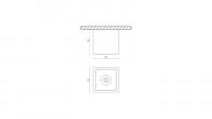 Накладной светильник DesignLed SPL-CB-18-WH-WW