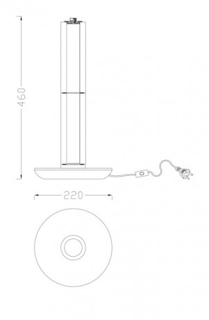 Настольная лампа Fluorite FL1178-2T