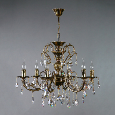 Подвесная люстра AMBIENTE by BRIZZI 8888/6 PB Tear drop